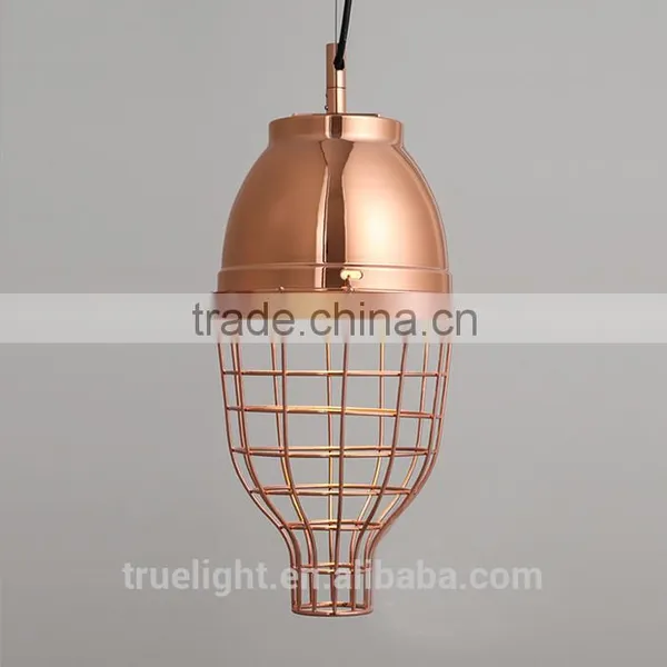 Hanging Lamp With Chicken Wire Cage for Dining Room Decor Chandelier China Supplier photo-2