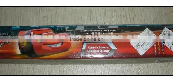 2015 new cartoon car water color set
