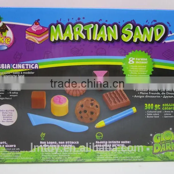 Glow in Dark Beach Playing Sand for Kids,soft Moving Martian Sand for Sale photo-4