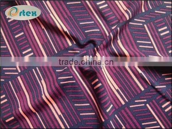 92 Polyester 8 Spandex Printed Knitting Fabric photo-3
