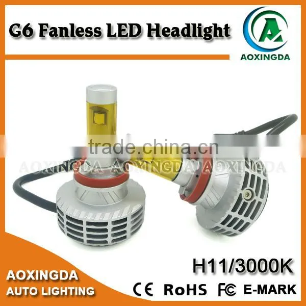 6000LM G6 Automotive LED Headlamp H11 6000LM photo-3