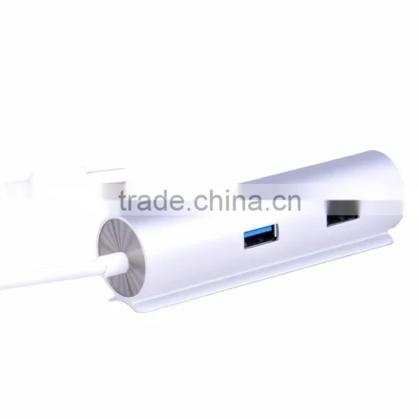 OEM 4 Port Portable USB 3.0 Hub With Power Switch for Ultra Book, MacBook Air, Windows 8 Tablet PC photo-2