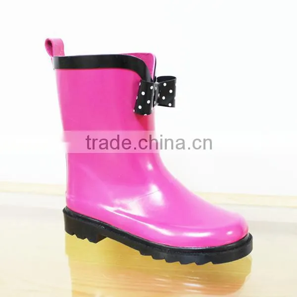Gum Girls Fancy Flat Boot Shoes