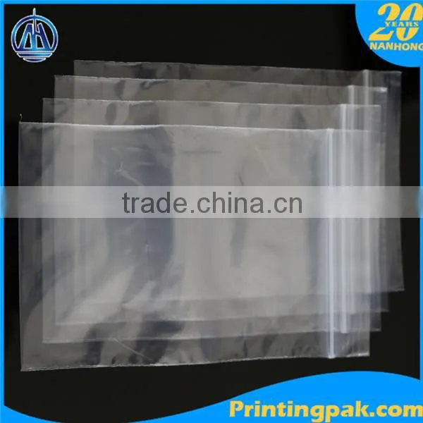 Zipper Clear pe Bag Transparent Plastic Packaging,35x45cm PE Large Zip Bag for Sale photo-2