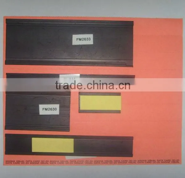 Magnetic Data Strip,magnetic Label Holder,price Data Holder,insert Paper