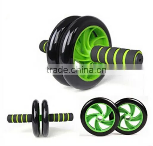 Dual Wheel Exercise Foam Handle ab Roller for Wholesale Quality Choice photo-3