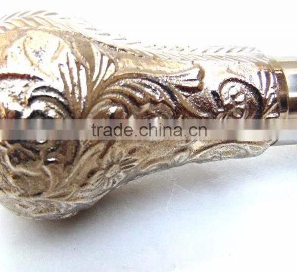 Stylish Brass Walking Stick/Beautiful Handle Waking Stick/Black Wood Walking Stick Wk1122 photo-2