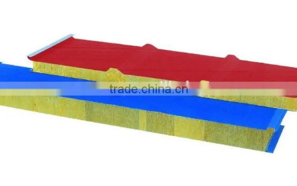 Rock Wool Sandwich Panel Insulated Metal Faced for Roof Board photo-3