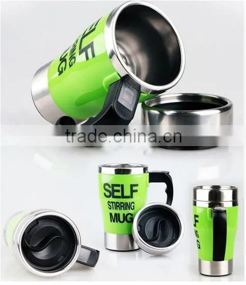 2015 Hot Sale Self Stirring Coffee Mugs, Self Stirring Cup, Stainless Steel Self Stirring Mug Quality Choice photo-2