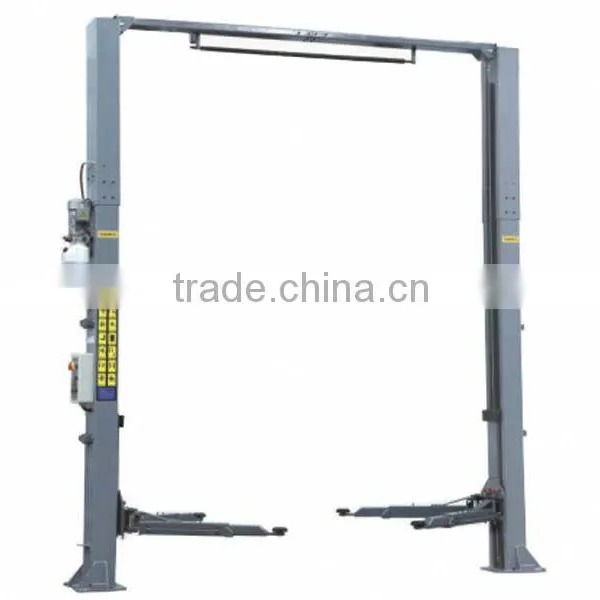 Electric Release Extension Column Clear Floor Two Post Car Lift