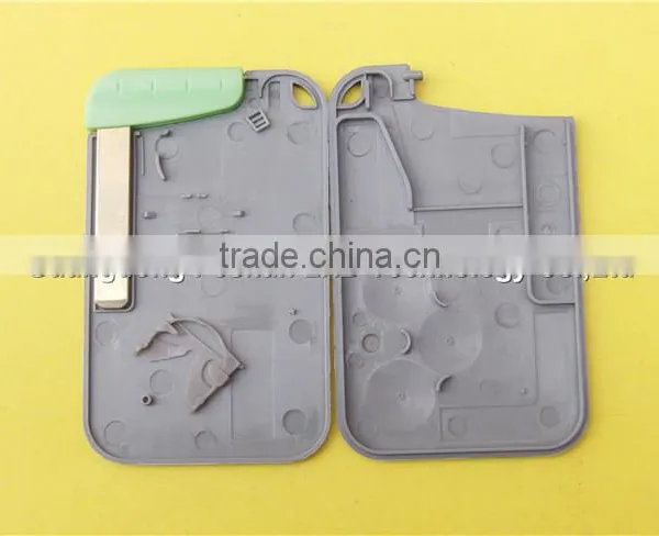 3 Button Renault Laguna Smart Card Key Blank With Light Button Key Renault Card photo-3