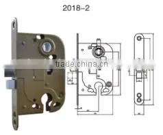 Europe Cylinder Hole Mortise Lock Body