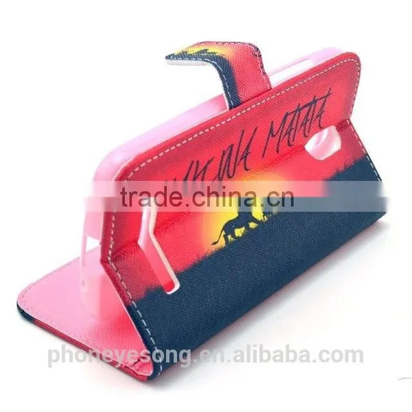 Customized Printing Leather Mobile Phone Case For HTC DESIRE 500 photo-5