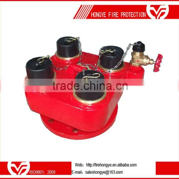 HY008-002-00 DN150 4-Way Breeching Inlet ;Fire Hydrant Valve; Collecting Breeching photo-2
