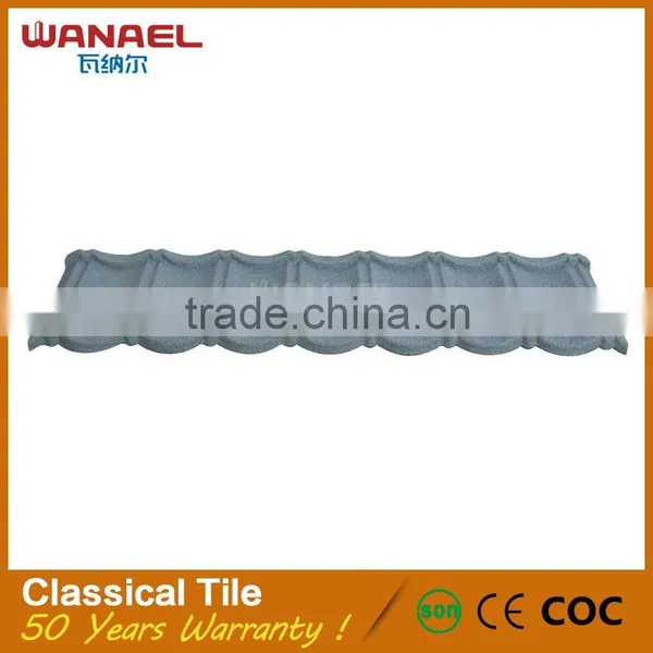Cheap Metal Roofing Sheet Wanael Classical Glazed Clay Low Cost Roof Tiles photo-3