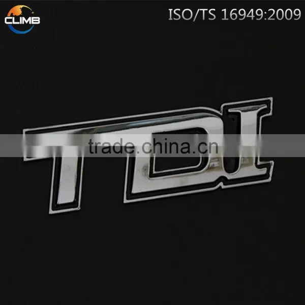 4mm 3d Stickers Chrome Car Custom Separated Letters /V6 Car Emblem photo-3