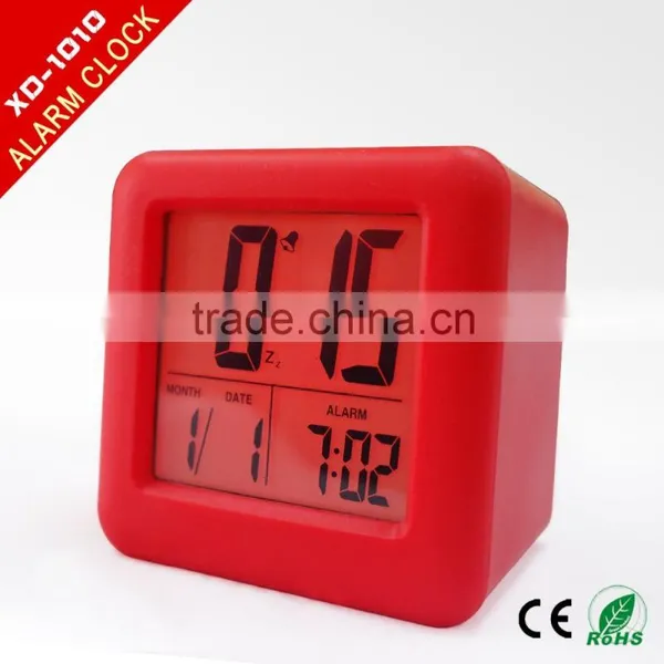 Gift Items Modern Simple Silicone Digital Alarm Clock photo-2