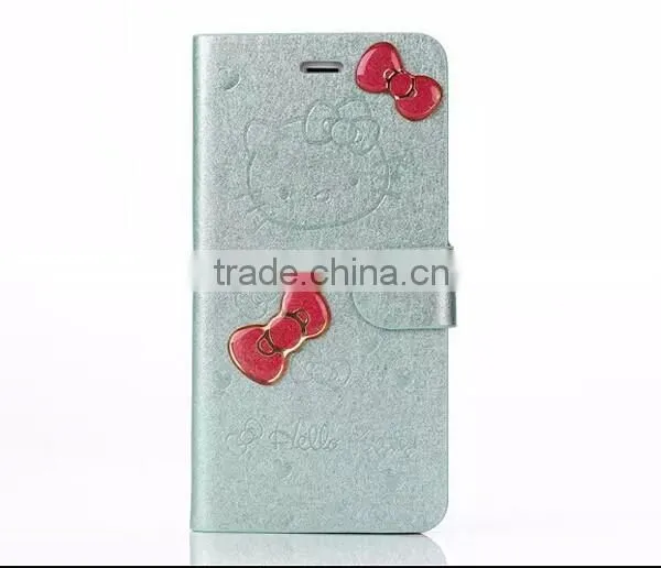 Nice Design Hello Kitty Wallet Leather Case For IPhone 5/5s photo-2