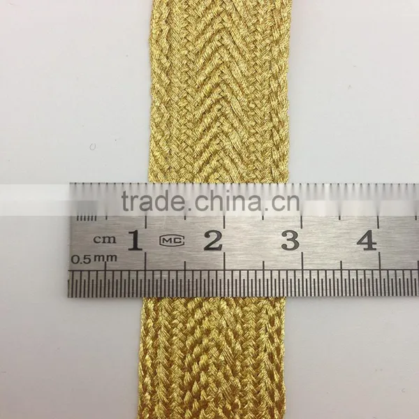 Garment Accessory Royal Military Metallic Gold Braid Lace