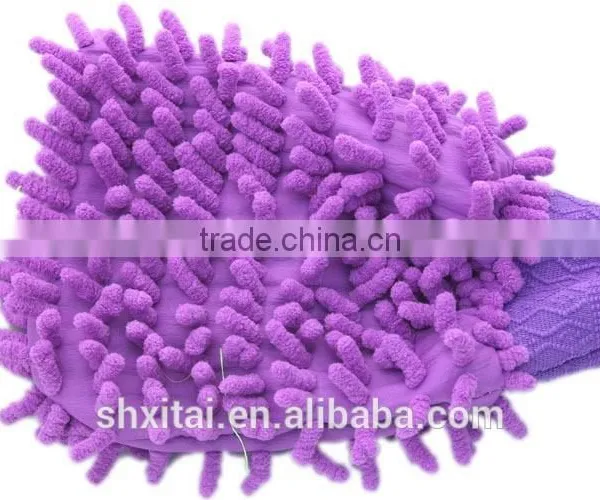 Car Cleaning Chenille Waterproof Gloves Car Washing Gloves photo-2