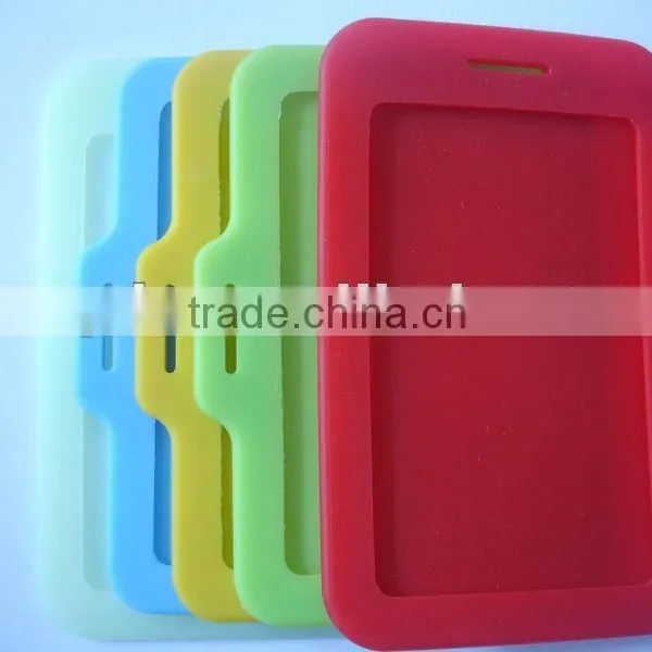 Soft Colorful Silicone Card Holder