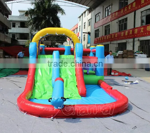 Backyard Inflatable Bouncer Water Slide With Pool photo-2