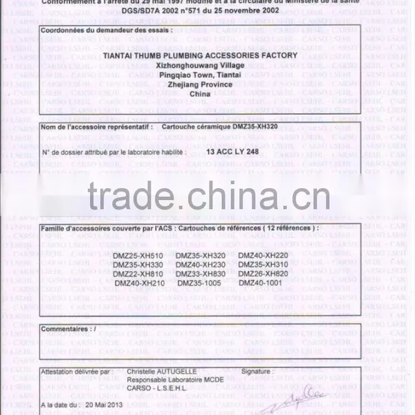 Plastic Quarter Turn Ceramic Cartridge photo-6