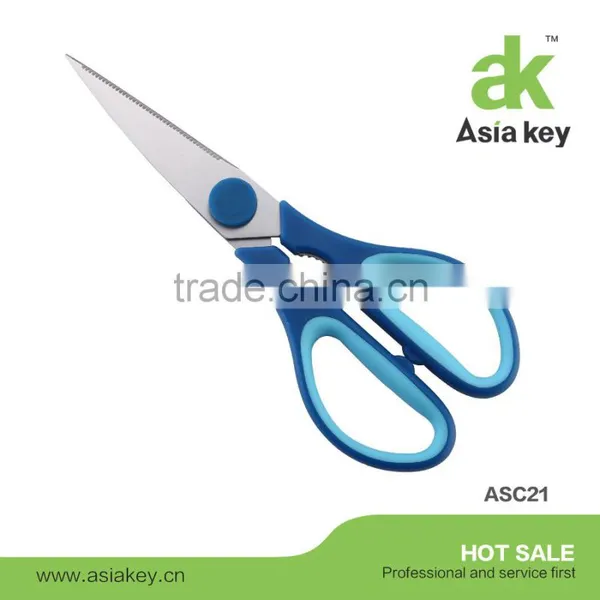 PP Handle Household Safety Scissors With Scissors Blade Cover photo-2