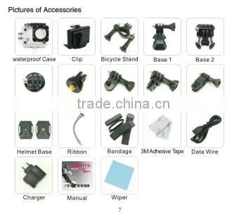 sj 6000 Action Camera With AVI Line for Drones/Aerial photo-6