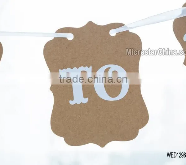 MISS TO MRS Vintage Wedding Photo Booth Props Wedding Banner Garland Wedding Gift Supplier's Choice photo-3