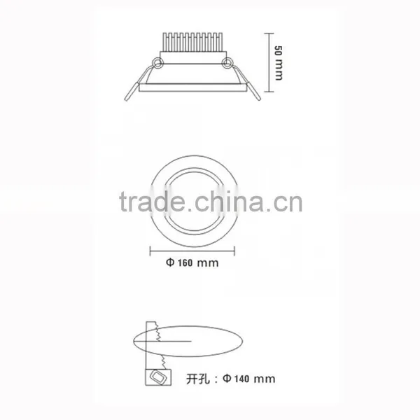2015 Hot Product Modern Led Ceiling Light New Designs12W Celiling Lamp photo-4