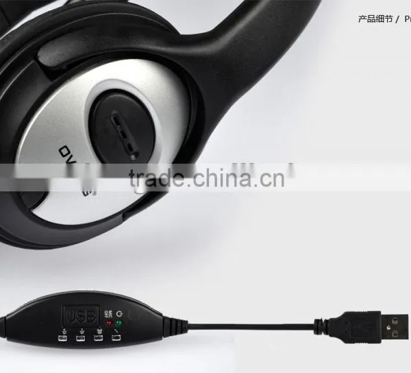 USB Headphone With MIC.and Volume Control photo-3