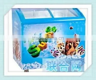 Supermarket Glass Door Display Ice Cream Freezer for Sale photo-4