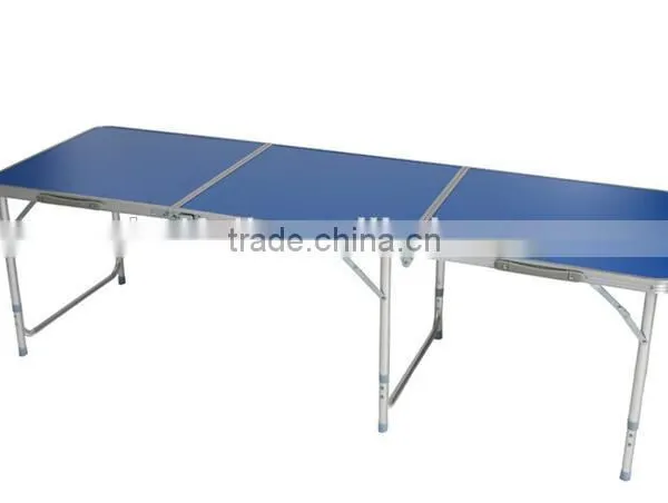 Hot Outdoor 6ft Blue OEM Color Aluminum Folding Picnic Table photo-4
