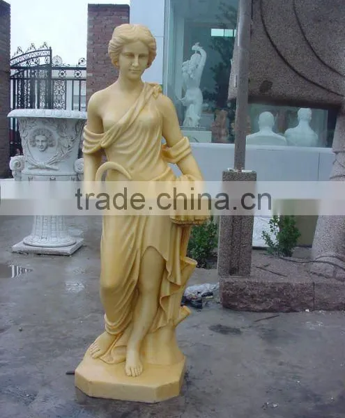 Yellow Marble Sculpture
