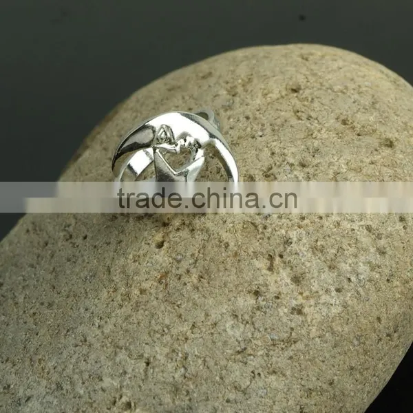Wholesale Personalized Moon And Star Finger Ring photo-4