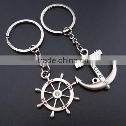 Promotional Korea Boat Anchor Metal Keyrings photo-2