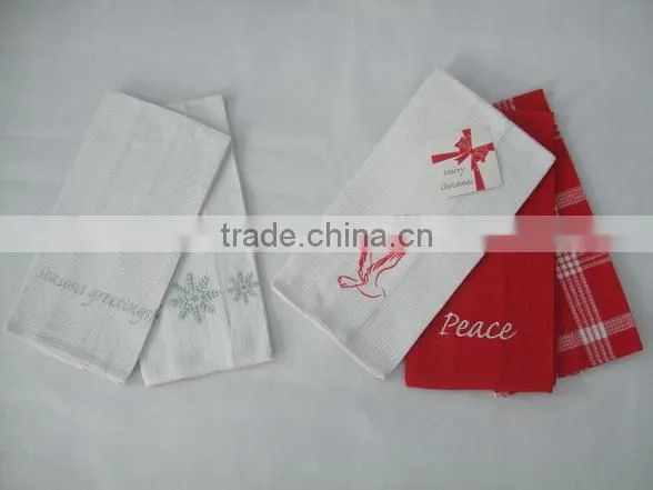 New Year Gift Towel Set Towel Gift Idea Dish Towels Set photo-3