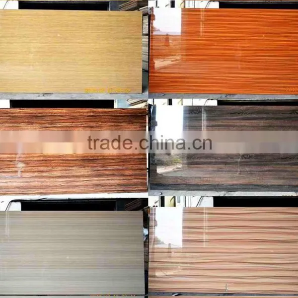 Painting Wooden Grain Kitchen High Gloss uv Coated Mdf Sheet photo-6