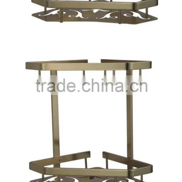 Hot Sale Never Rust Bathroom Aluminium Single Corner Shelf China Supplier Bathroom Corner Towel Shelf photo-4