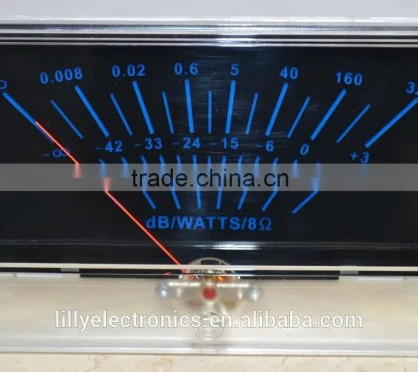 UV Panel Meter DB Level Header Audio Power P-134 Amplifier Chassis Back Light