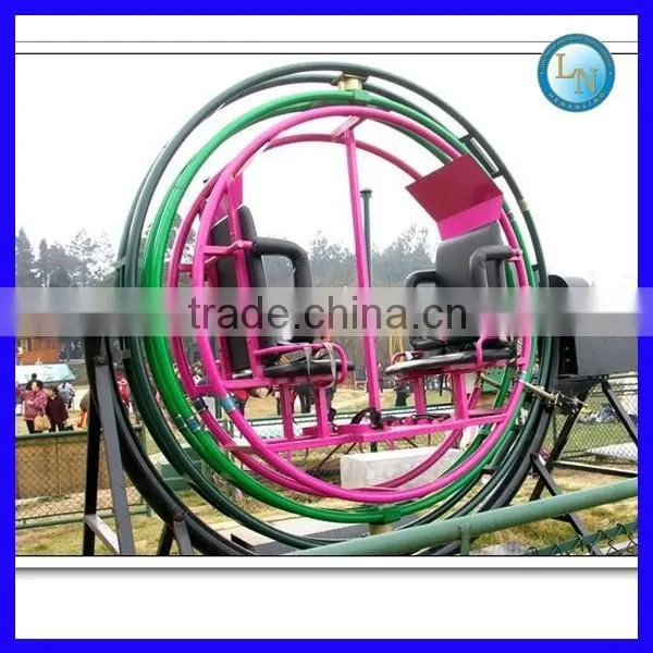 China Amusement Fairground Space Ring Rides 6 Seats Human Gyroscope Rides for Sale photo-3