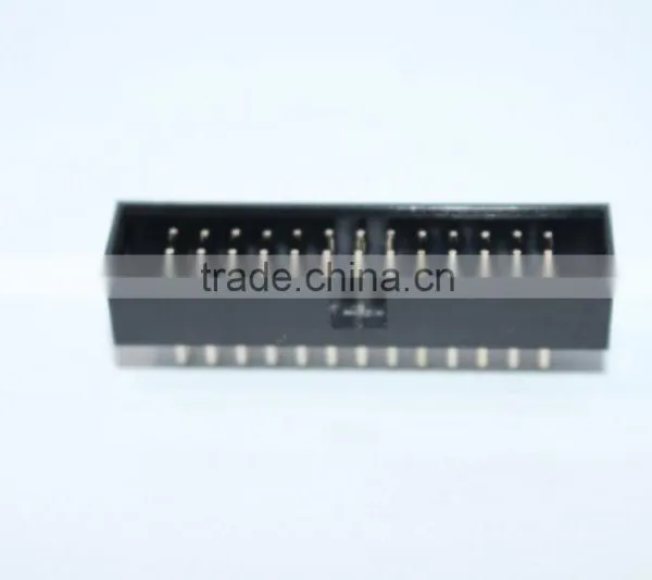 2.54mm Black R/a Box Header Connector 10~40 Pin photo-4