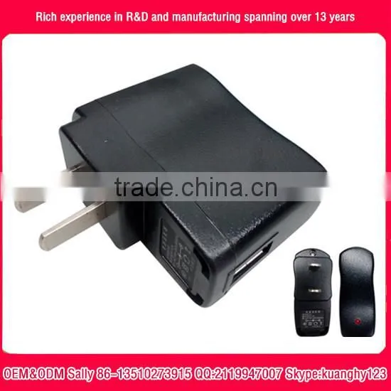 5V1A 2A 3A Usb Power Adapter OEM Factory With CE,UL,SAA,CB,FCC,GS,KC,PSE Standard,low Cost