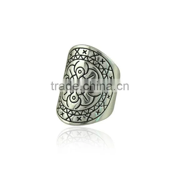 Alli Express Totem Wide Ring Wedding Rings photo-3