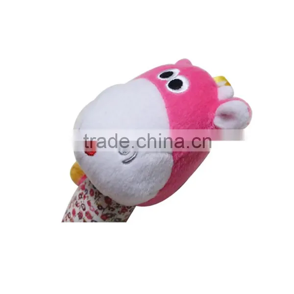 Baby Plush Confort Toy Kaifulan New Style Bell Inside Pink Cattle photo-3