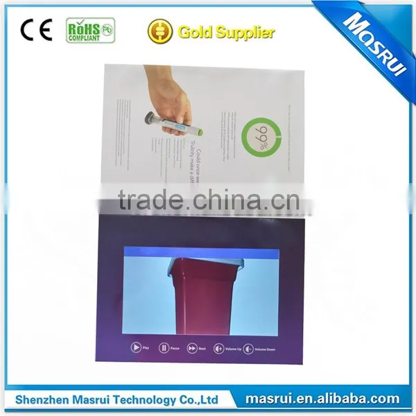 10 Inch Audio Video Card for Advertising,audio Video Greeting Card for Marketing photo-5