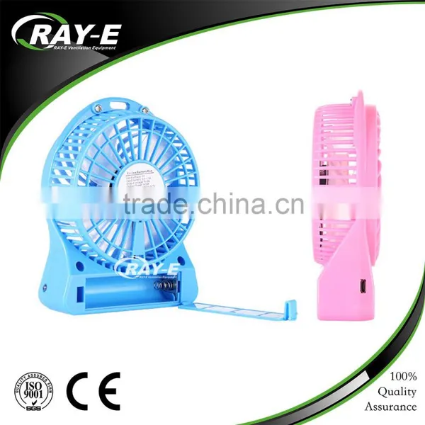 Factery Direct Supply Creative Rechargeable Mini USB Desk Fan With LED Light