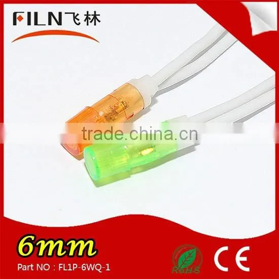 2015 FILN Plastic High Light 6mm 380v Neon Led Mi-bulb Led Truck Signal Light photo-5