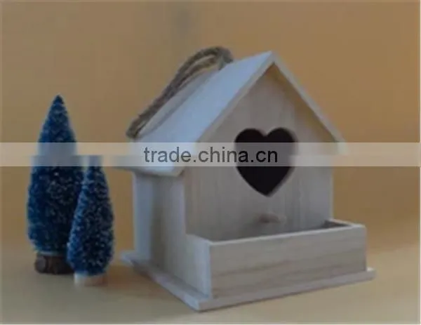 Home Bird House Ornaments,wooden Ornaments,wooden Bird Craft photo-4